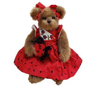 Vintage Bearington Collection ladybug teddy bear 13"